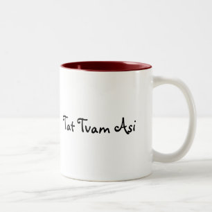 De Café Em Dois Tons Caneca do Tat Tvam Asi-
