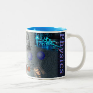 De Café Em Dois Tons Caneca do tema da física