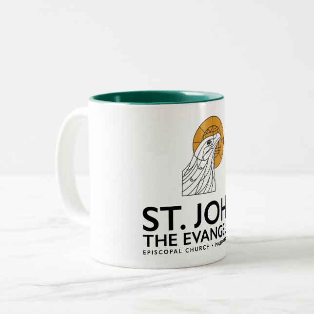 De Café Em Dois Tons Caneca do Tempo Comum (Frente Esquerda)