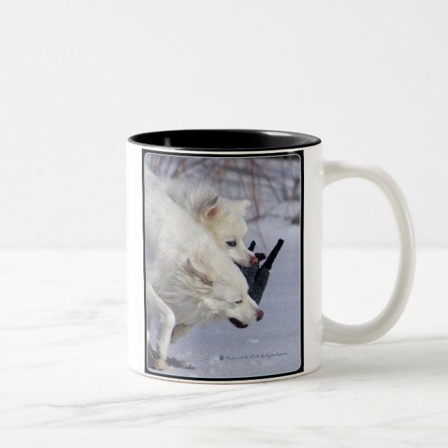 De Café Em Dois Tons Caneca do tempo do jogo (Direita)