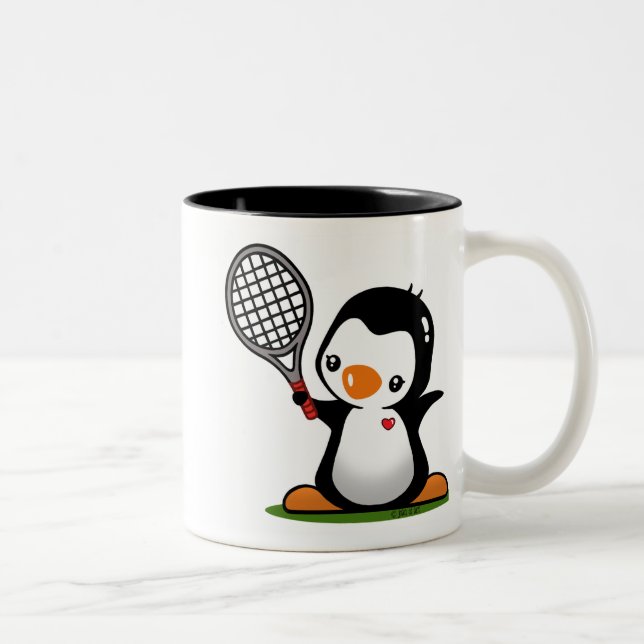 De Café Em Dois Tons Caneca do tênis (2) (Direita)