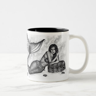 De Café Em Dois Tons Caneca do tesouro da pérola