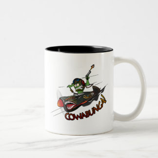 De Café Em Dois Tons Caneca do tigre do vôo