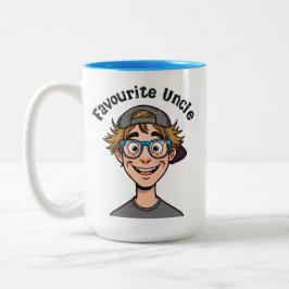 De Café Em Dois Tons Caneca do Tio Favorito