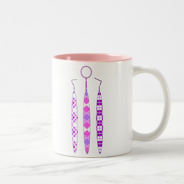 De Café Em Dois Tons Caneca do trio do instrumento (Direita)