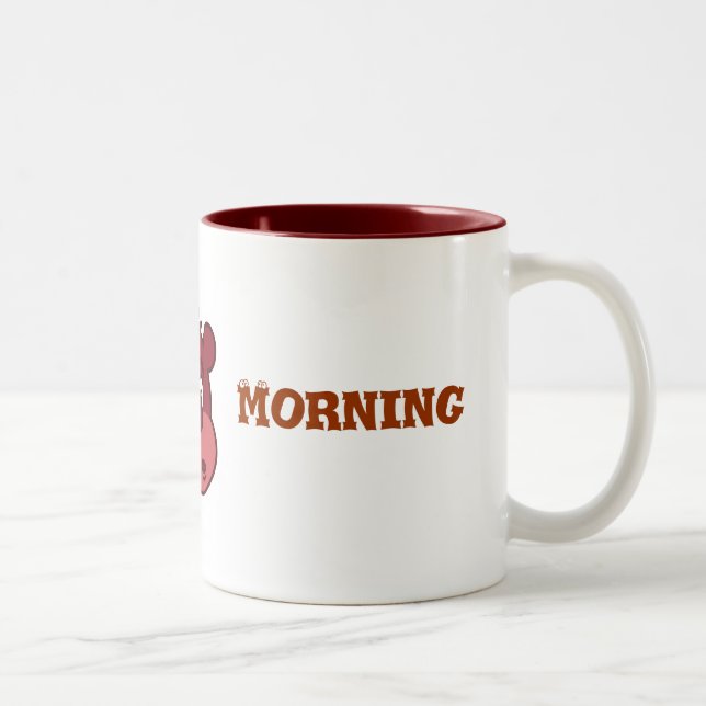 De Café Em Dois Tons Caneca do urso (Direita)