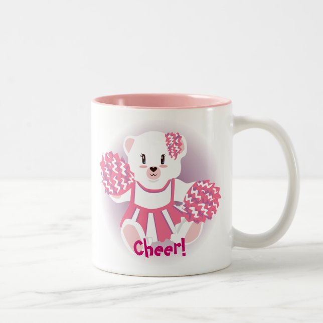 De Café Em Dois Tons Caneca do urso do elogio (Direita)