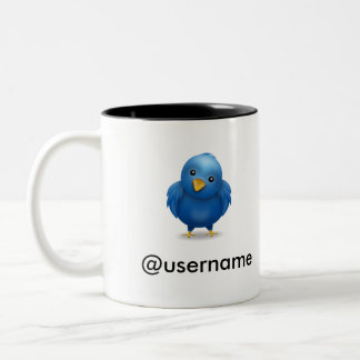 De Café Em Dois Tons Caneca do username do #FAIL do Twitter