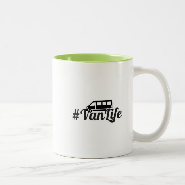 De Café Em Dois Tons Caneca do #VanLife (Direita)