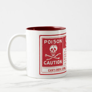 De Café Em Dois Tons Caneca do veneno do Strychnine