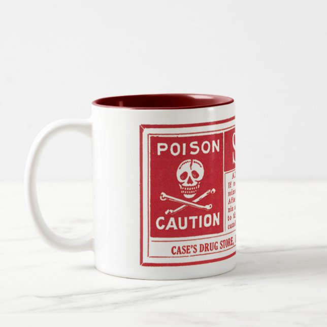 De Café Em Dois Tons Caneca do veneno do Strychnine (Esquerda)