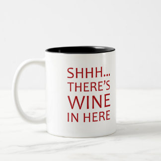 De Café Em Dois Tons Caneca do vinho