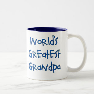 De Café Em Dois Tons Caneca do vovô do mundo a grande