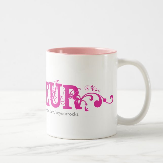 De Café Em Dois Tons Caneca do Voyeur (Direita)