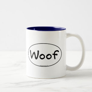 De Café Em Dois Tons Caneca do Woof
