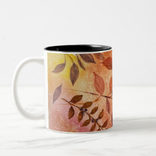 De Café Em Dois Tons Caneca Doodle por Jill