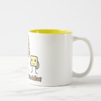 De Café Em Dois Tons Caneca dos amigos do pequeno almoço