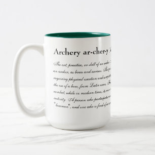 De Café Em Dois Tons Caneca dos arqueiros