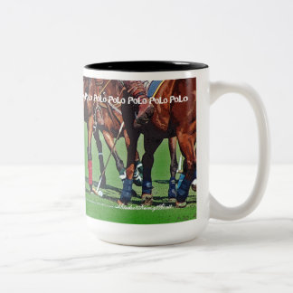 De Café Em Dois Tons Caneca dos cascos & dos malhos do polo