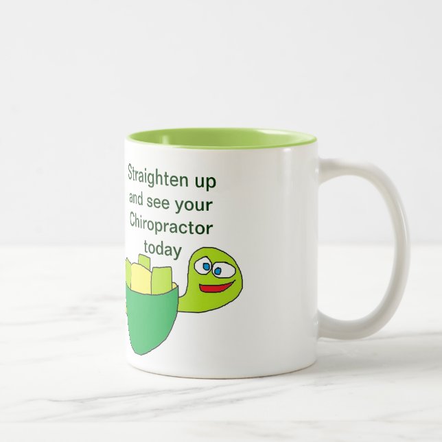 De Café Em Dois Tons Caneca dos Chiropractors (Direita)