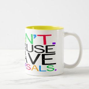 De Café Em Dois Tons Caneca dos ensaios