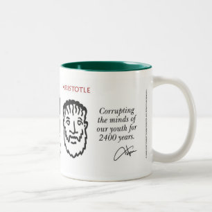 De Café Em Dois Tons Caneca dos filósofos