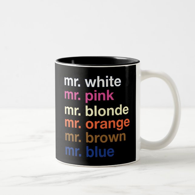 De Café Em Dois Tons Caneca dos gângsteres do filme (Direita)