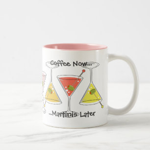 De Café Em Dois Tons Caneca dos Martinis