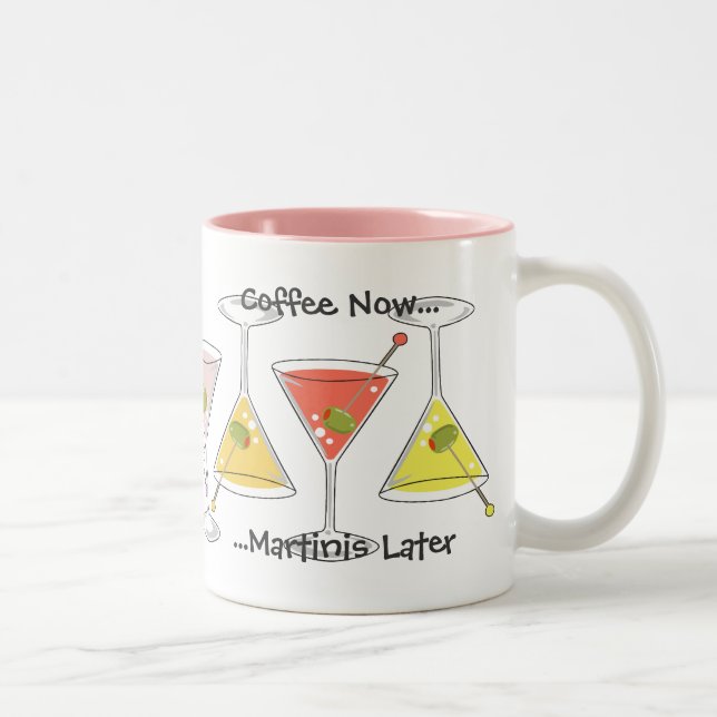 De Café Em Dois Tons Caneca dos Martinis (Direita)