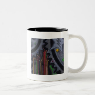 De Café Em Dois Tons caneca dos pensamentos