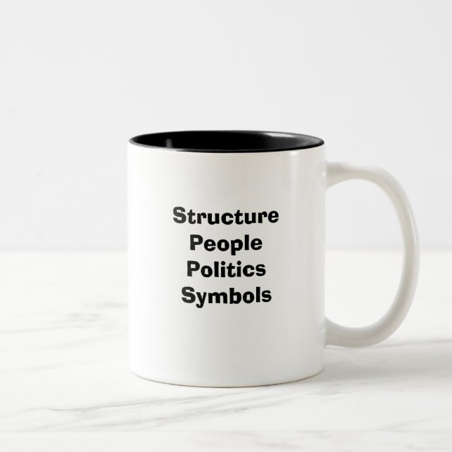De Café Em Dois Tons Caneca dos quadros (Direita)