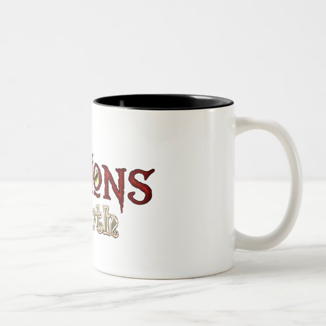 De Café Em Dois Tons Caneca dos sequazes (Direita)