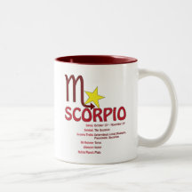 Caneca dos traços da Escorpião
