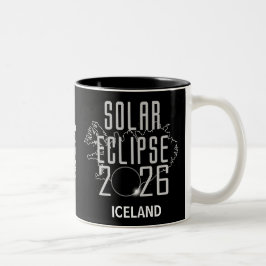 De Café Em Dois Tons Caneca Eclipse Solar 2026 Islândia