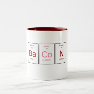 De Café Em Dois Tons Caneca elementar do bacon