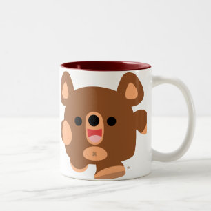 De Café Em Dois Tons Caneca Energetic Bear