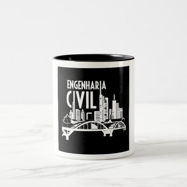 De Café Em Dois Tons Caneca Engenharia Civil (Centro)