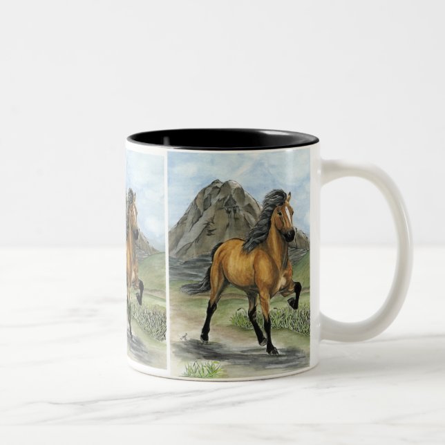 De Café Em Dois Tons Caneca envolta Golden Tolt (Direita)