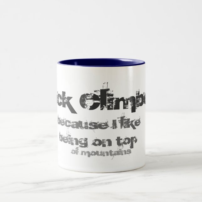 De Café Em Dois Tons caneca escaladora (Centro)