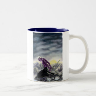 De Café Em Dois Tons Caneca escura do duende