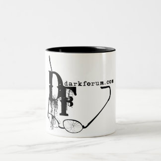 De Café Em Dois Tons Caneca escura dos fóruns
