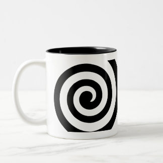 De Café Em Dois Tons caneca espiral