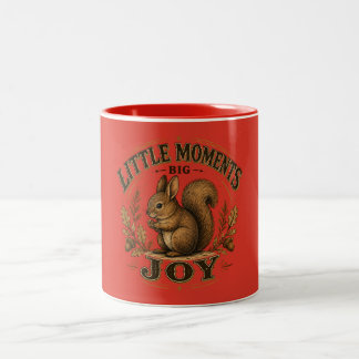 De Café Em Dois Tons Caneca Esquilo Momentos Pequenos Grande Alegria