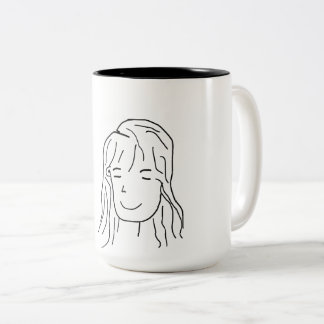 De Café Em Dois Tons Caneca estética para casal