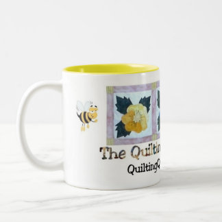 De Café Em Dois Tons Caneca estofando das abelhas-mestras