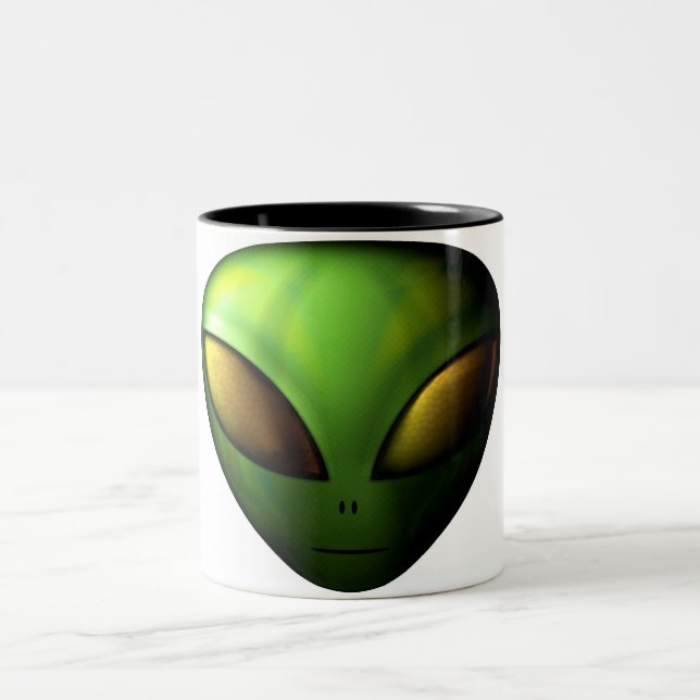 De Café Em Dois Tons Caneca estrangeira verde (Centro)