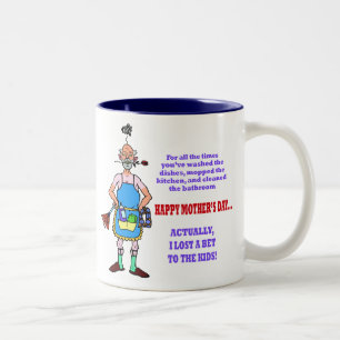 De Café Em Dois Tons Caneca Eu Perdi Uma Aposta Para as Crianças