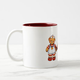 De Café Em Dois Tons Caneca extremista da mamã do patriota do direita