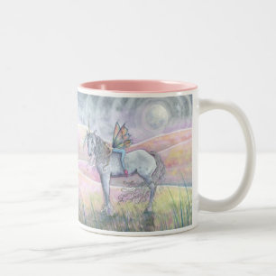 De Café Em Dois Tons Caneca Fada Unicórnio Colinas do Encantamento