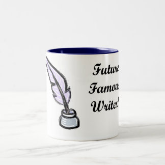 De Café Em Dois Tons Caneca famosa do escritor do futuro